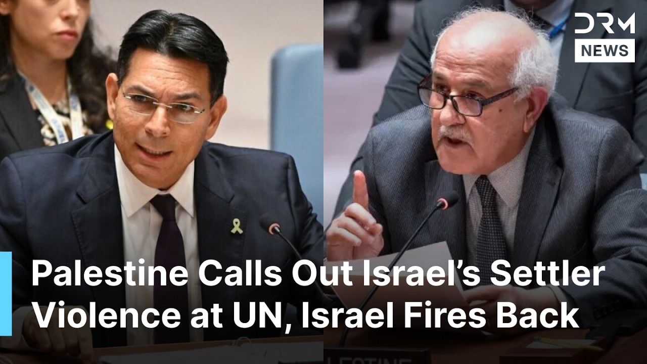 HEATED DEBATE: Palestine and Israel Envoys Clash at UN Security Council Over Gaza Conflict | AC1N
