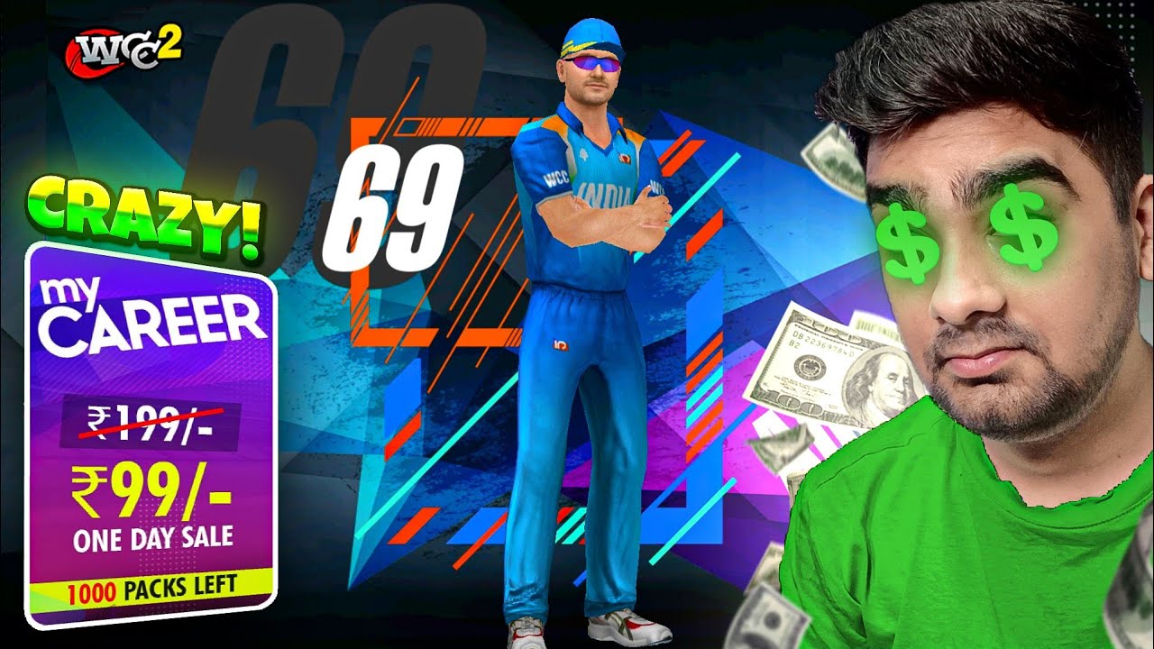 CRAZY! BUYING CAREER MODE IN WCC2 For ₹99 Only (World Cricket Championship 2)