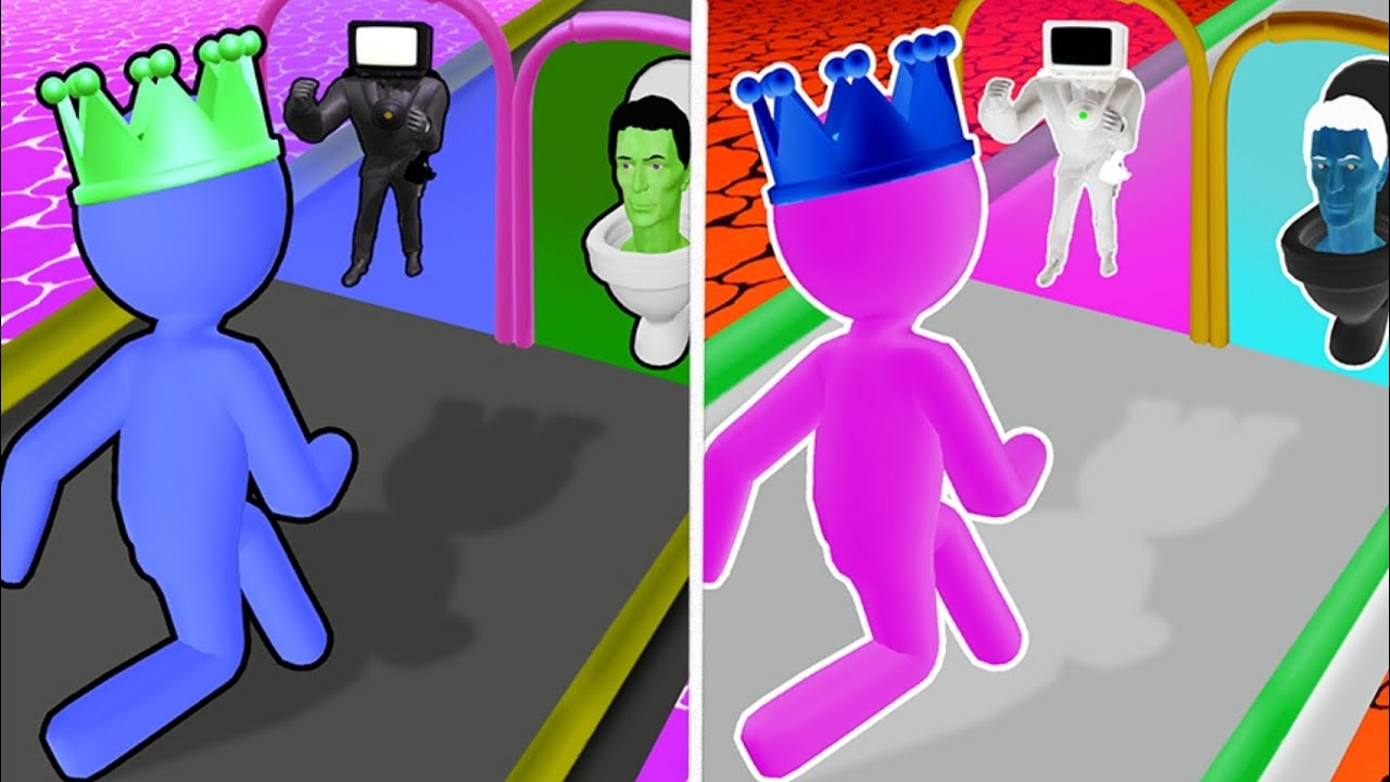 Giant Rush vs Reverse gameplay  Colour Run walkthrough , iOS Android New Update ( part : 510 )