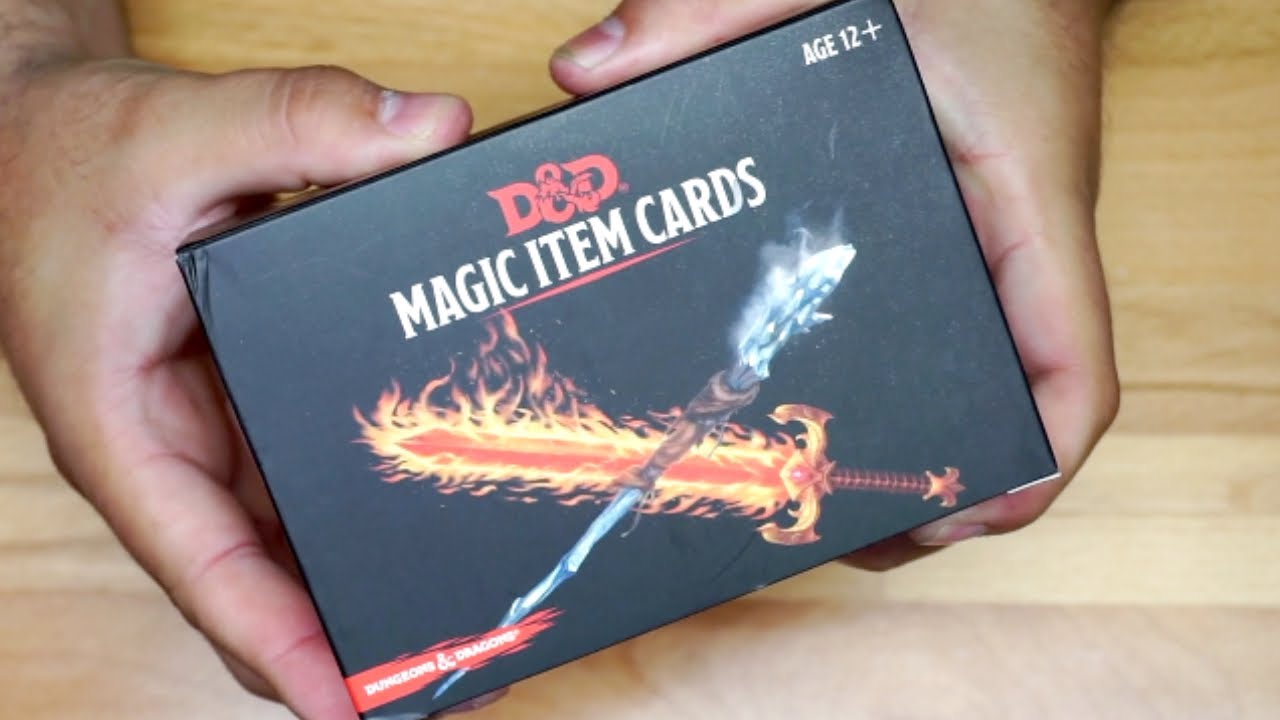 D&D Spellbook Cards Magic Items Cards