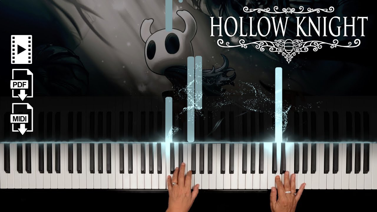 Hollow Knight - Christopher Larkin - Piano tutorial + sheet music + MIDI File