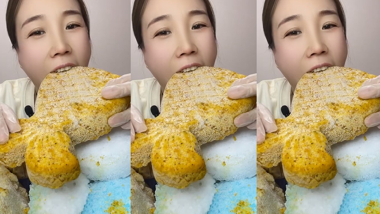 QIAN EATING ICE / MUKBANG ICE / 吃冰😈小达人😈燕子 #mukbang #asmrsounds