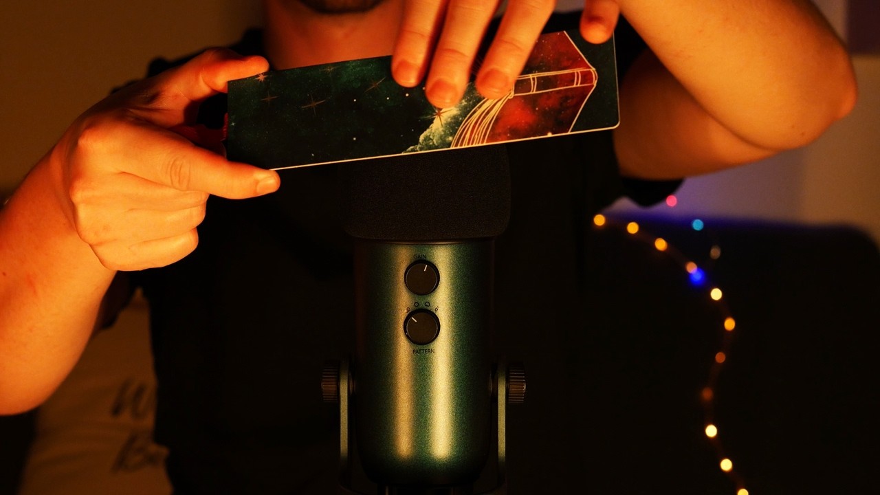 ASMR Bookish Triggers 📚 Writing, Page Turning & Wood Tapping - No Talking