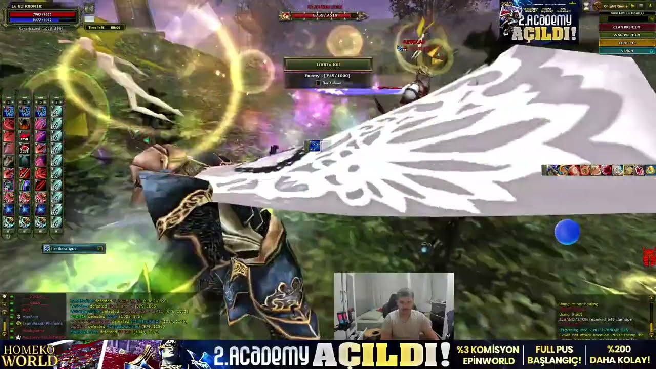 KR0N1K  HomekoWorld Pk - Farm #knightonline #hkw