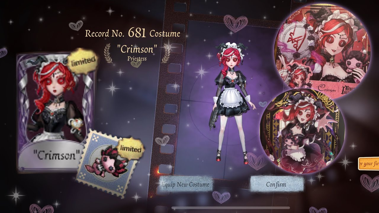 [ Identity V ] FINALLY CRIMSON IS HERE! ❥ Priestess 