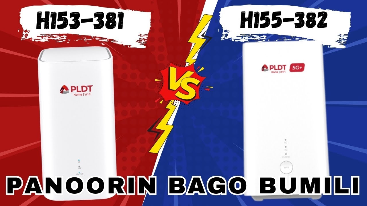 PLDT Home WiFi 5G+ H153-381 & H155-382 | What is 5G? | Which Router is Better?