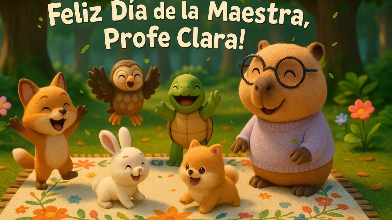La Capibara Profesora&rdquo; &ndash; Un cuento para el D&iacute;a del Maestro