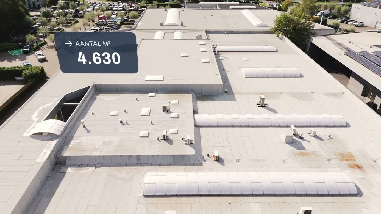 Polydak - Industriële dakrenovatie voor Garage het Rietje in Kapellen