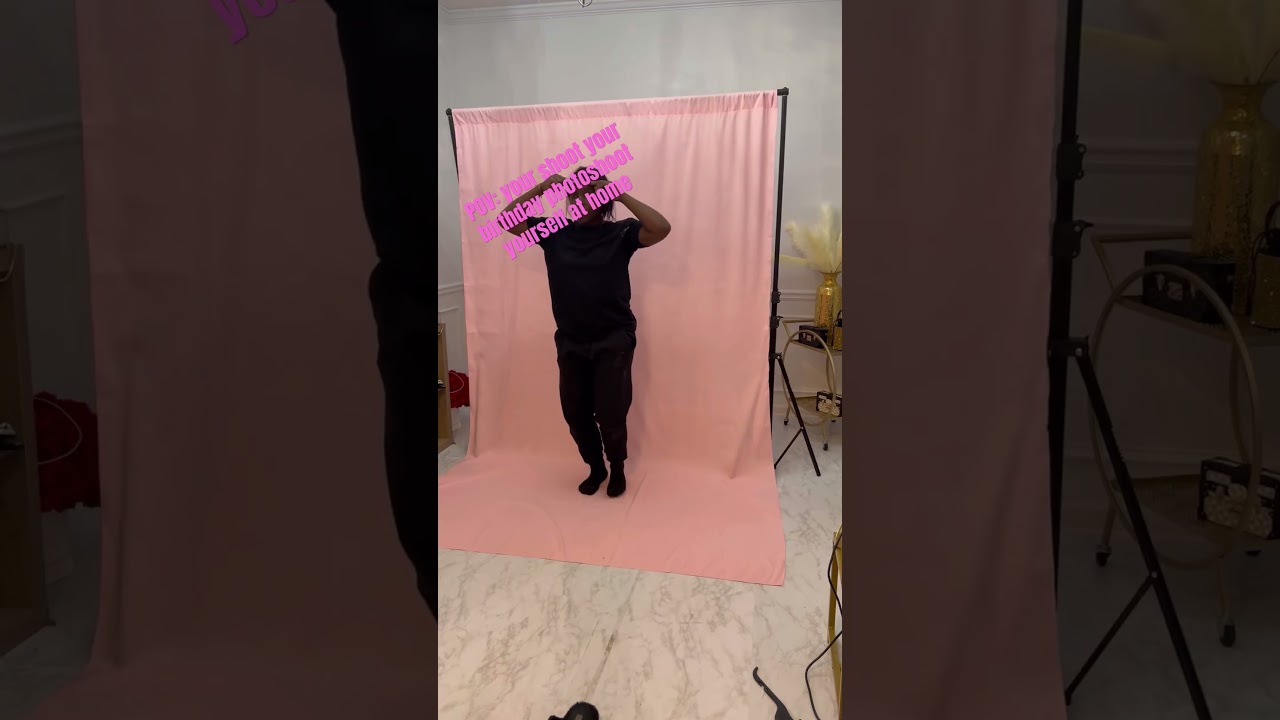 At home DIY Birthday shoot 💕 the pictures and video came out so nice #diyphotoshoot