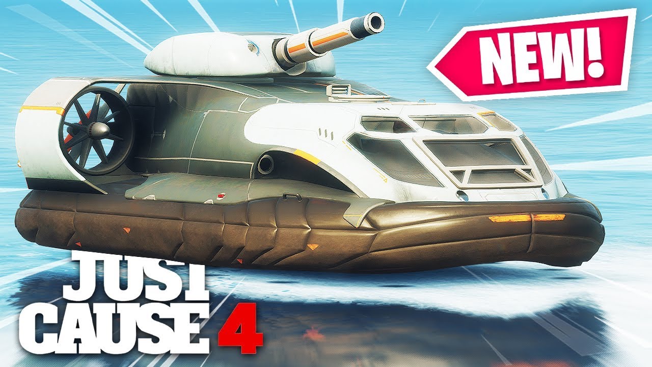 Just Cause 4 - NEW HUGE ARMORED HOVERCRAFT!