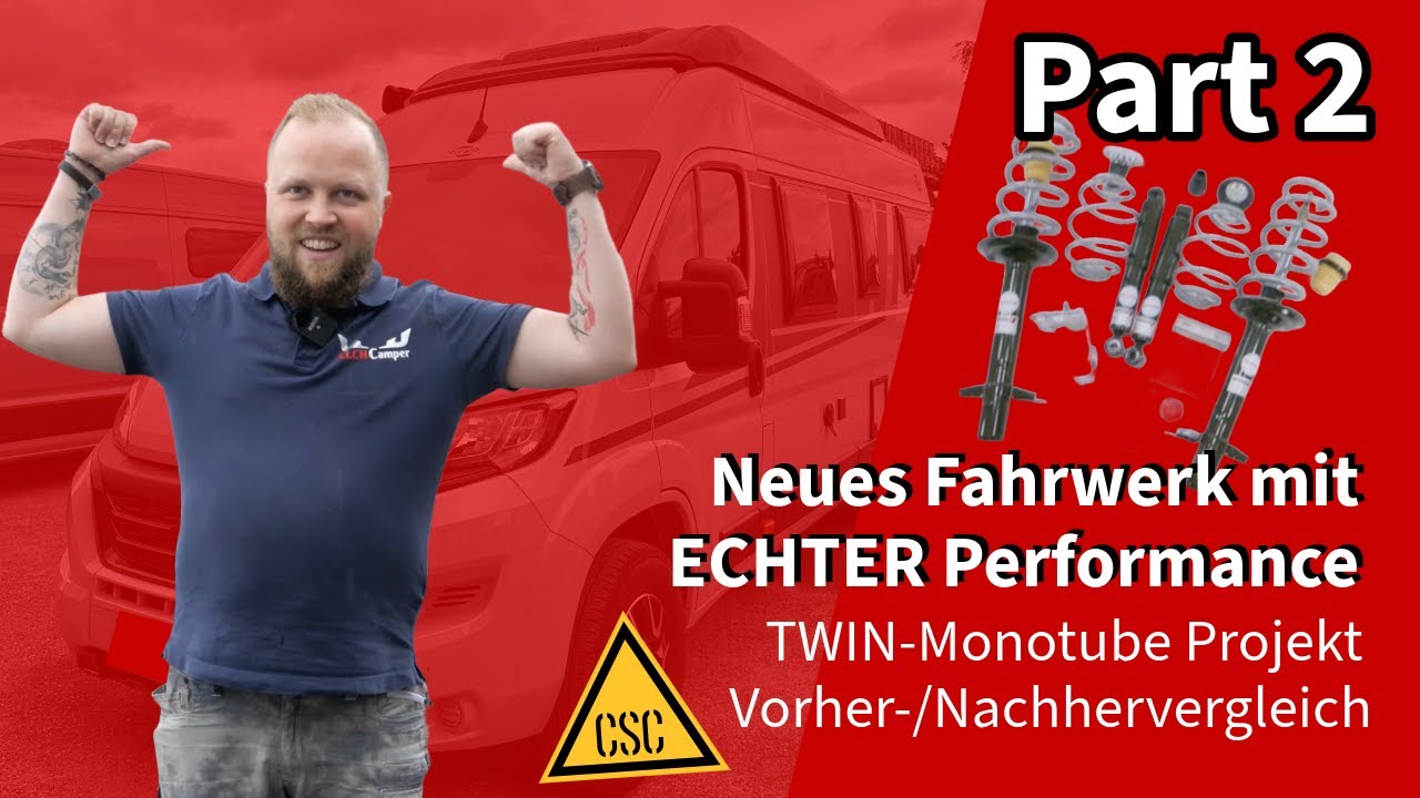 Fahrkomfort pur! TWIN MONOTUBE Fahrwerk im Camper – Vorher vs. Nachher (Teil 2)