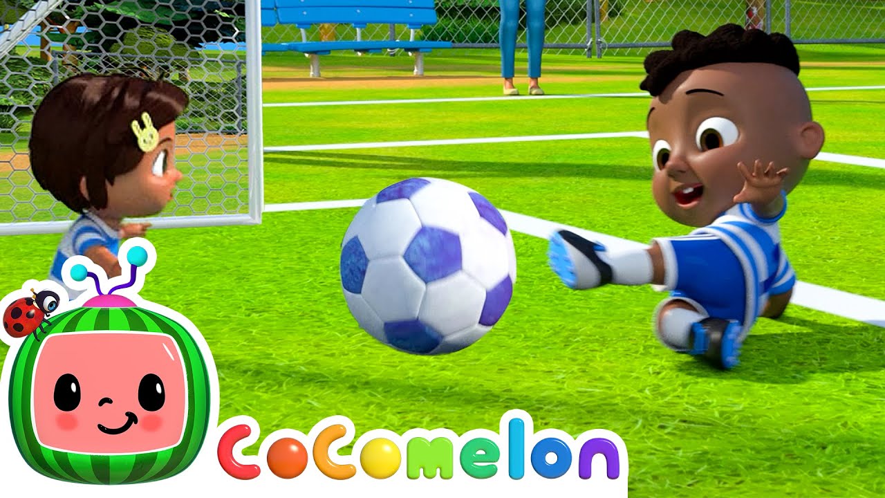 Soccer Song (Fun Outside Special) | Cody & JJ! It's Play Time! CoComelon Kids Songs