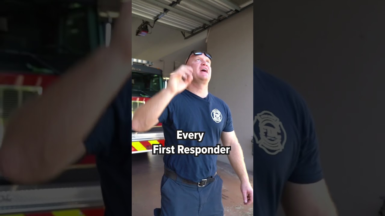 What normal people vs First Responders think when it rains. #firefighter #ems #rain