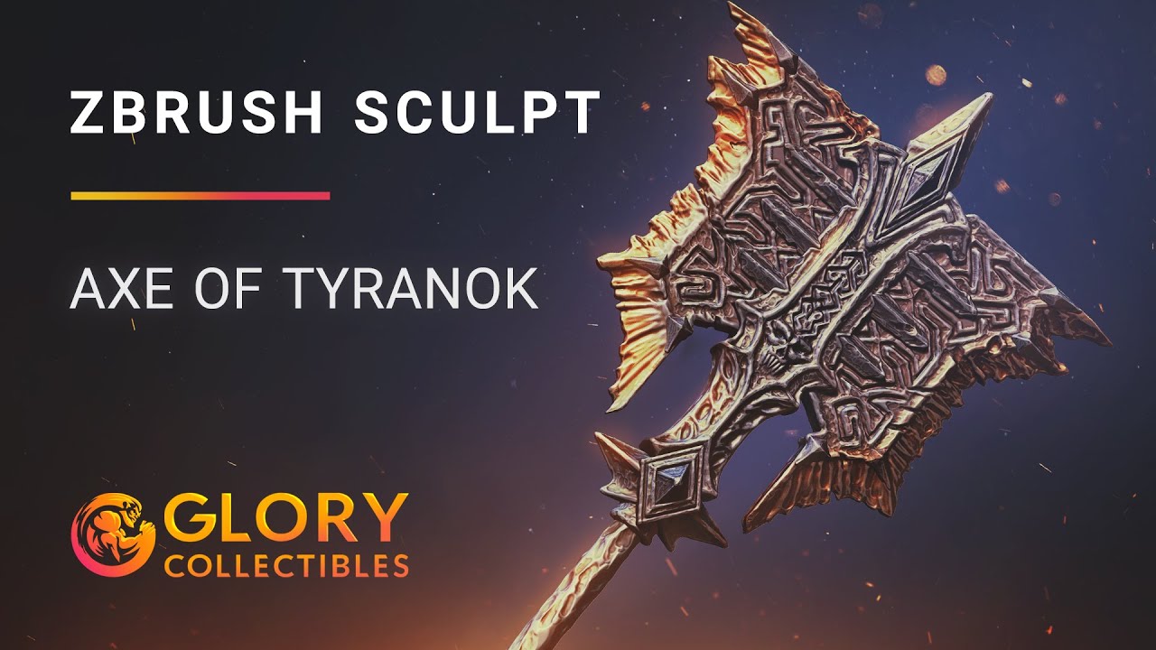 Zbrush Sculpting of Tyranok's Axe