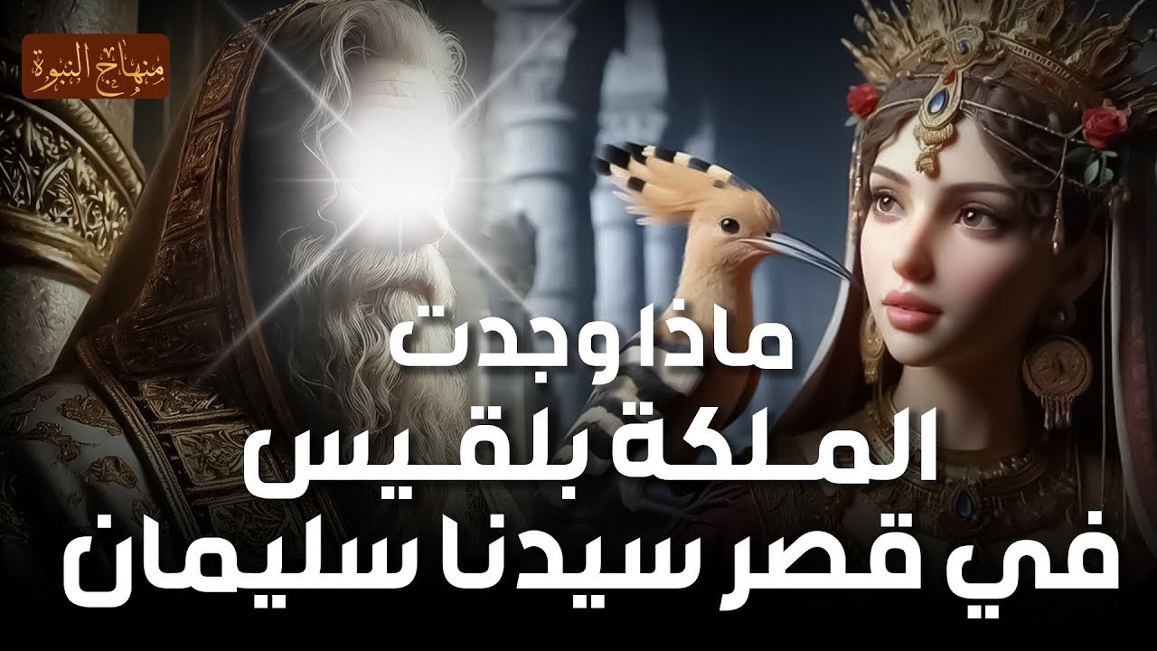 نبيل العوضي ¦ ماذا رأت بلقيس داخل قصر سيدنا سليمان عليه السلام وكيف أسلمت لسليمان ؟