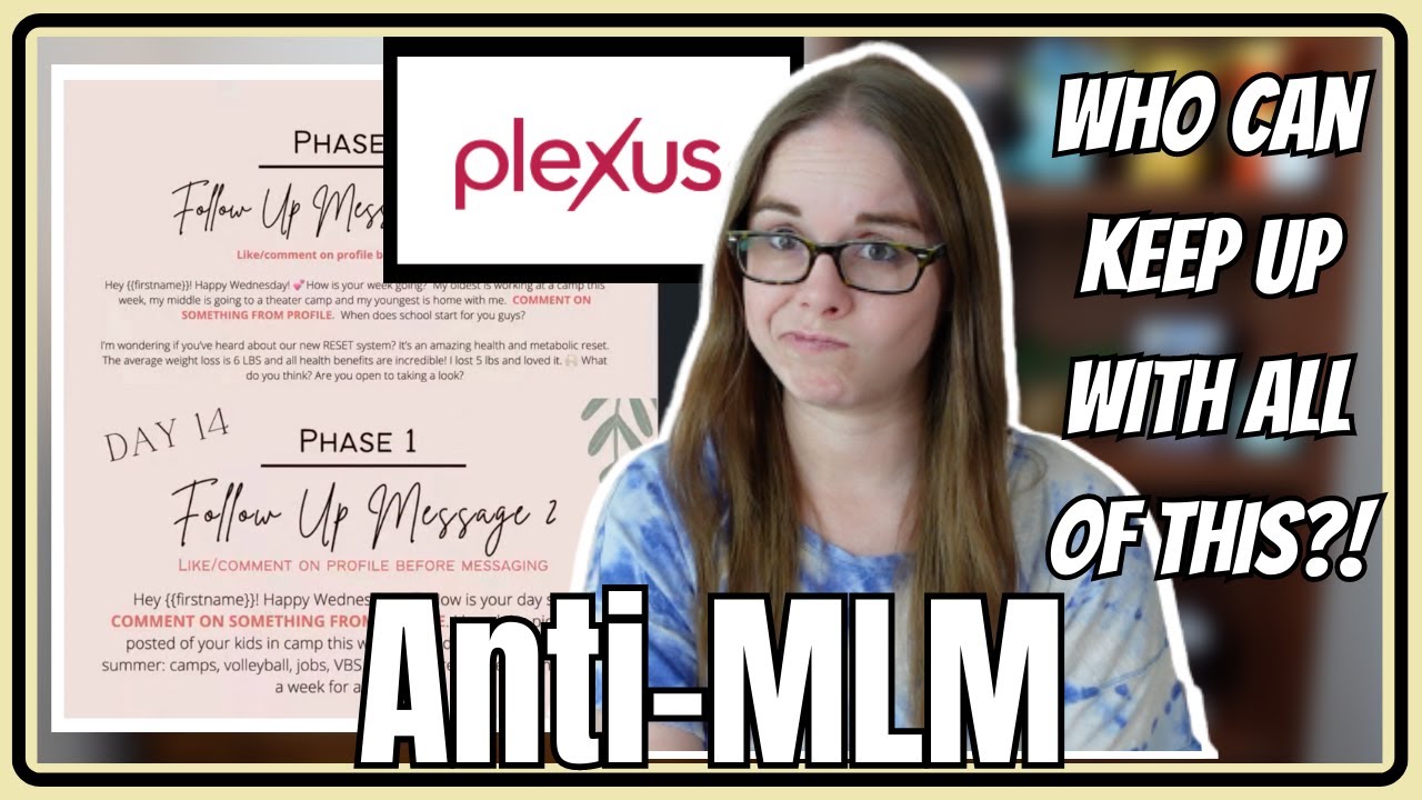 Plexus 'Follow-Up Messages' Are Absurd And Overwhelming | Anti-MLM
