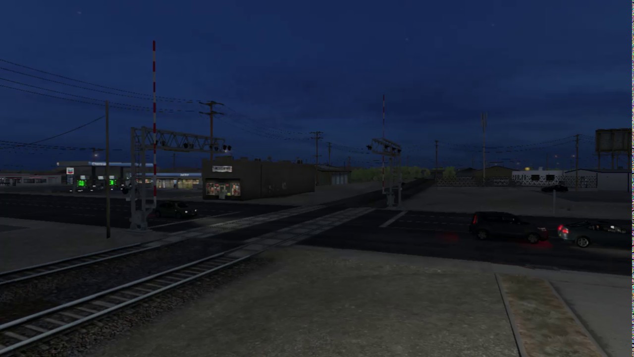 American Truck Simulator Railfanning #1 - Railfanning Artesia, New Mexico at Night!