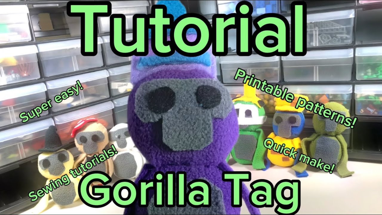 Gorilla Tag Plushie How To Make (Very easy)