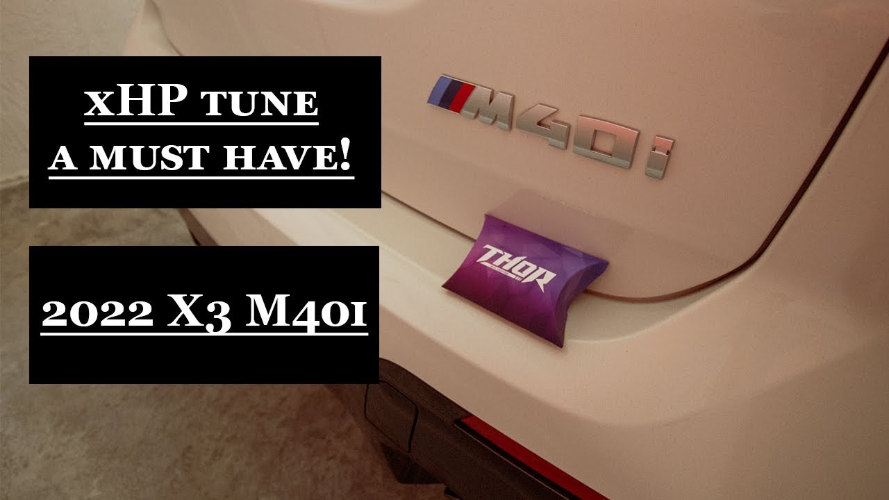 2022 BMW X3 M40i xHP transmission tune review and how to install.