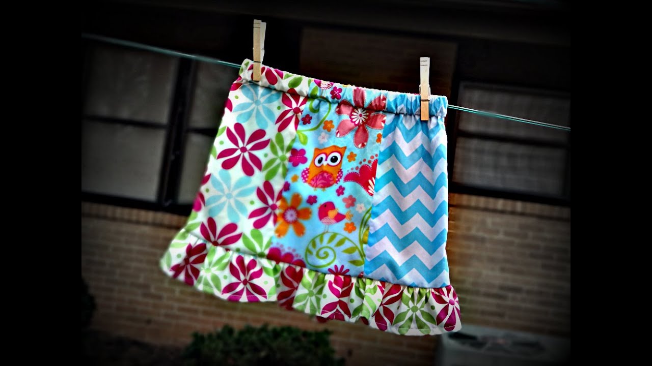 How To Make A Panel Skirt For A Toddler
