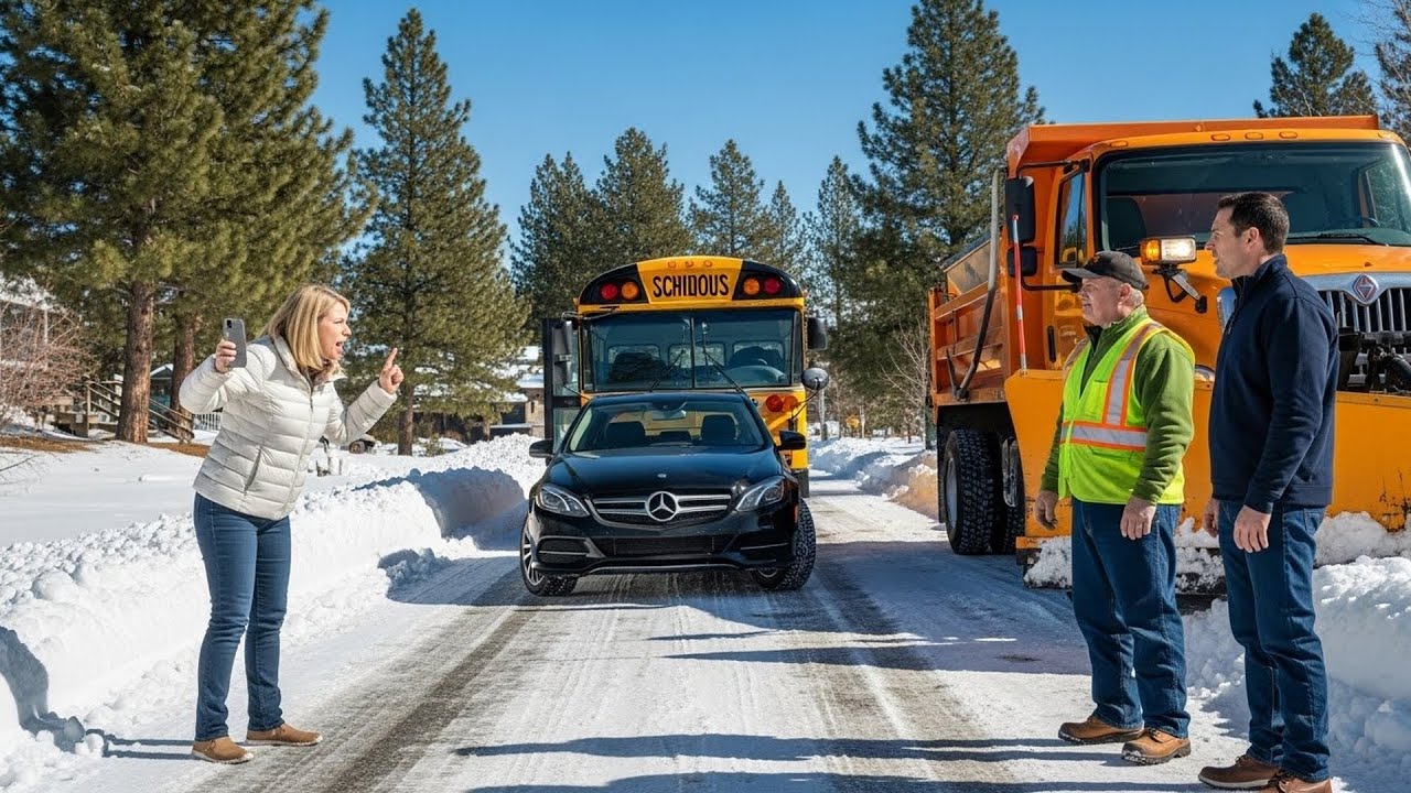 HOA Banned My Snowplow From Their Streets, So I Stopped Plowing And Their School Bus Couldn't Enter