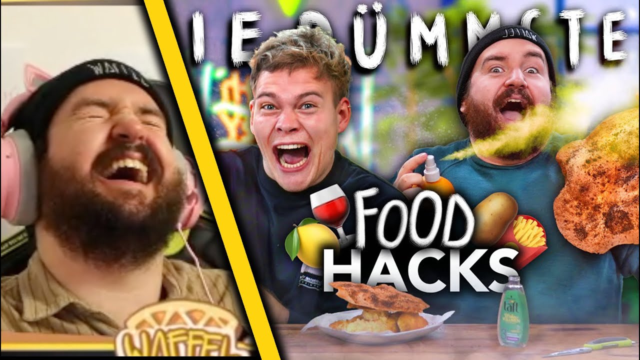 Sub werden verschenkt + Sturmwaffel Reagiert auf Joeys Jungle Die dümmsten Food Lifehacks