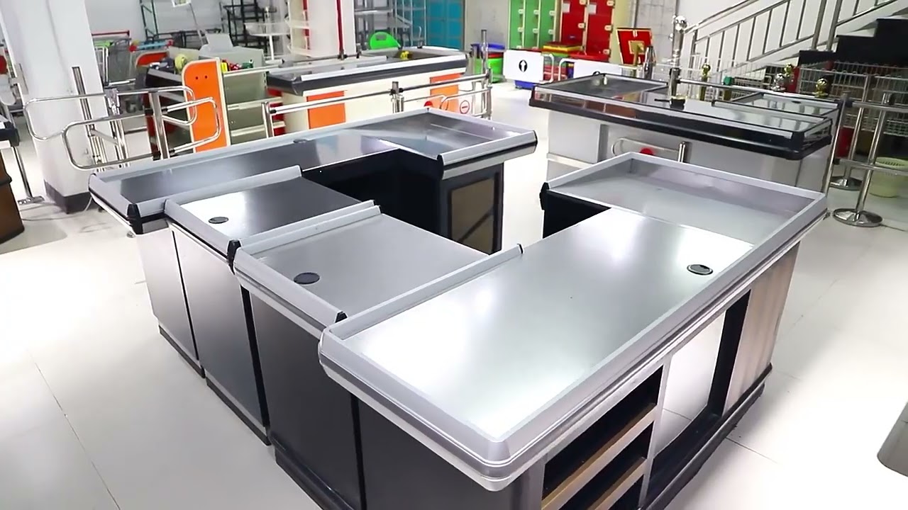 supermarket checkout counter