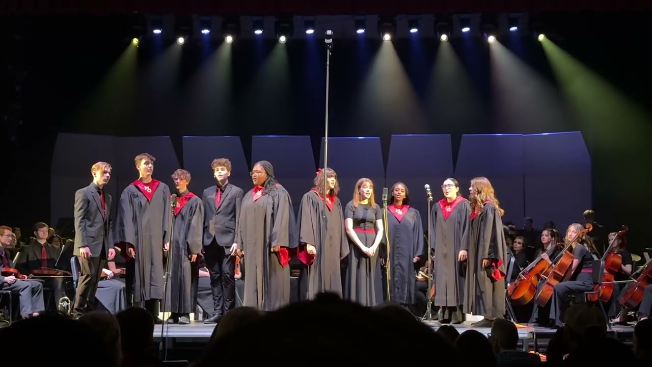 Sam’s Senior Crimson Showcase concert - A Capella group - Bumble Bee