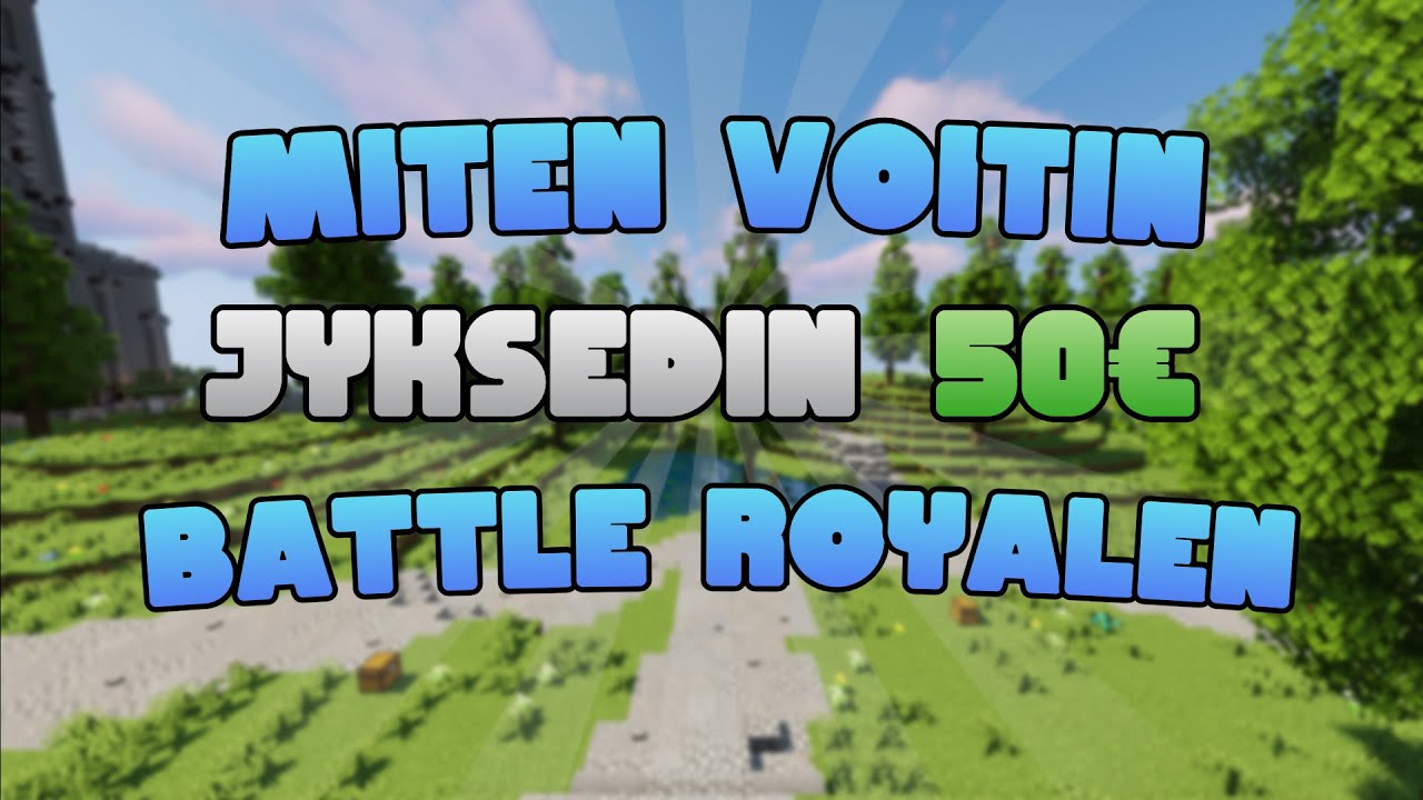 VOITIN JYKSEDIN 250 PELAAJAN BATTLE ROYALEN 🏆