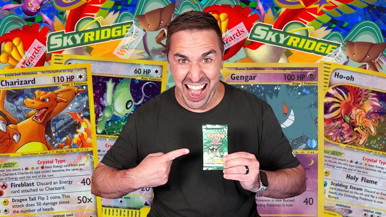 OPENING A HEAVY SKYRIDGE POKEMON CARD PACK!