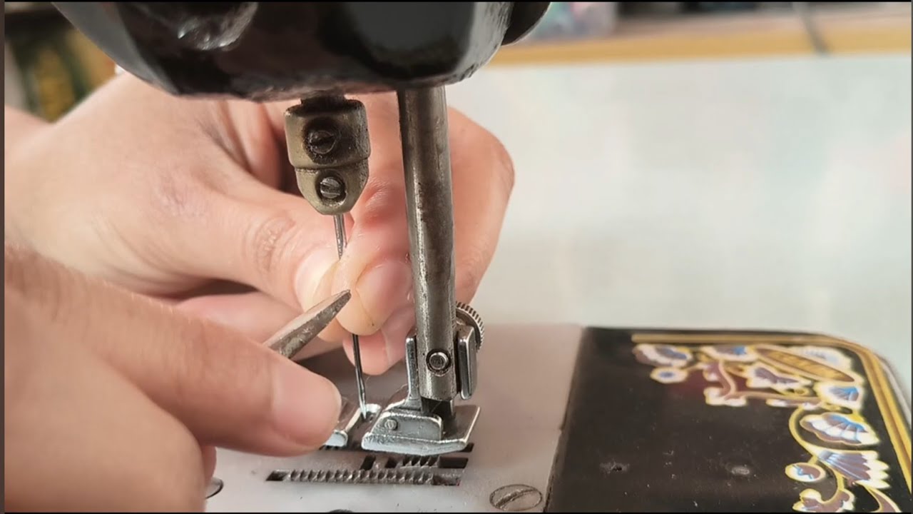 Pico machine needle setting!! पिको फॉल मशीन ला सुई कशी बसवायची? # How to attachneedlein Picomachine