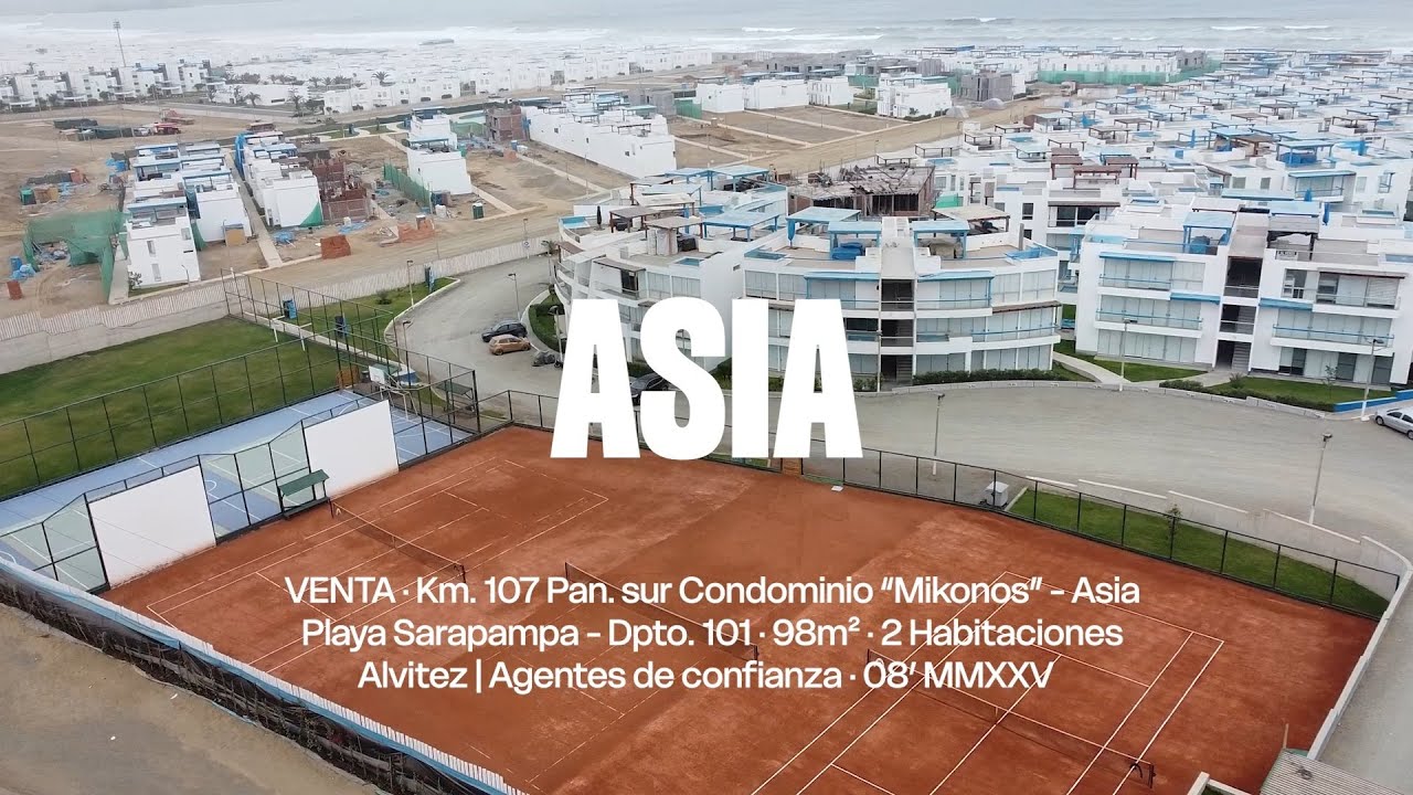 Venta · Departamento con piscina en Asia -  Condominio 
