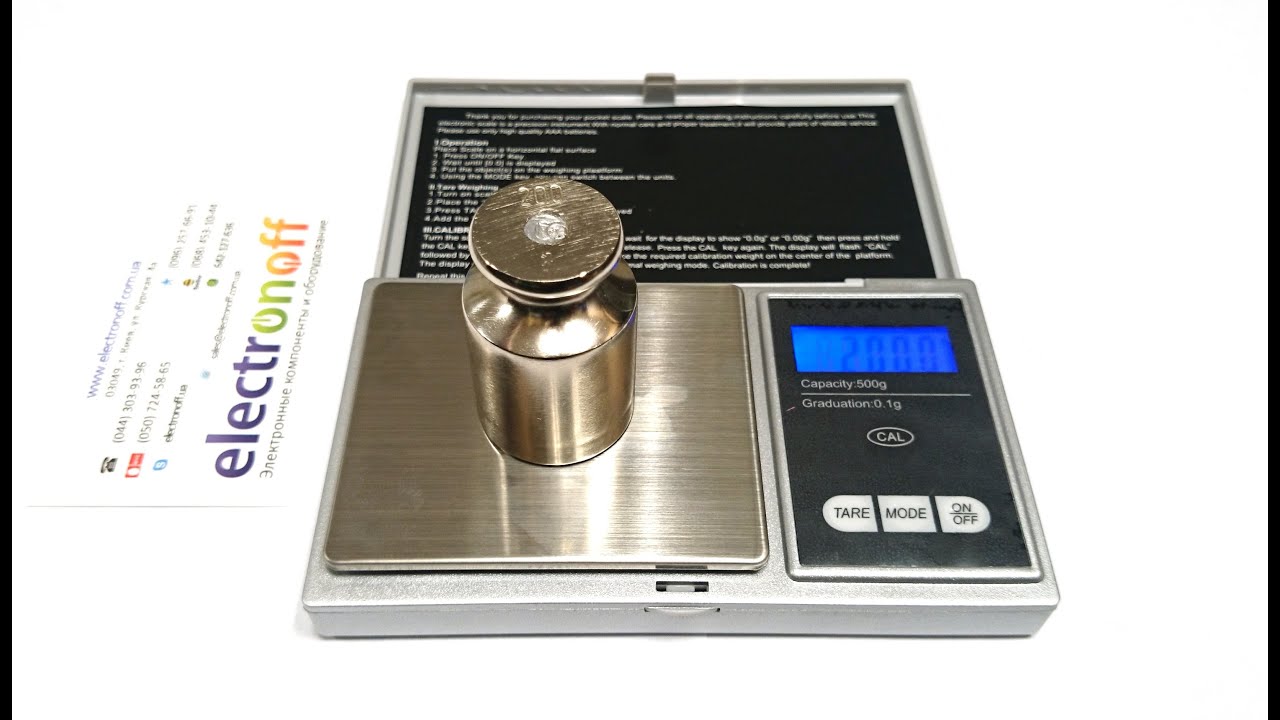 Как калибровать цифровые весы. Калибровка весов Digital Scale-500