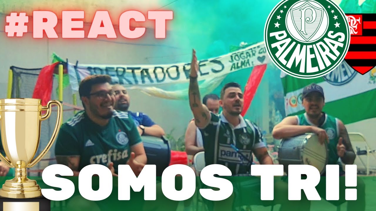 #REACT - PALMEIRAS 2 X 1 FLAMENGO - EMOÇÃO DE SOBRA,SOMOS TRI!