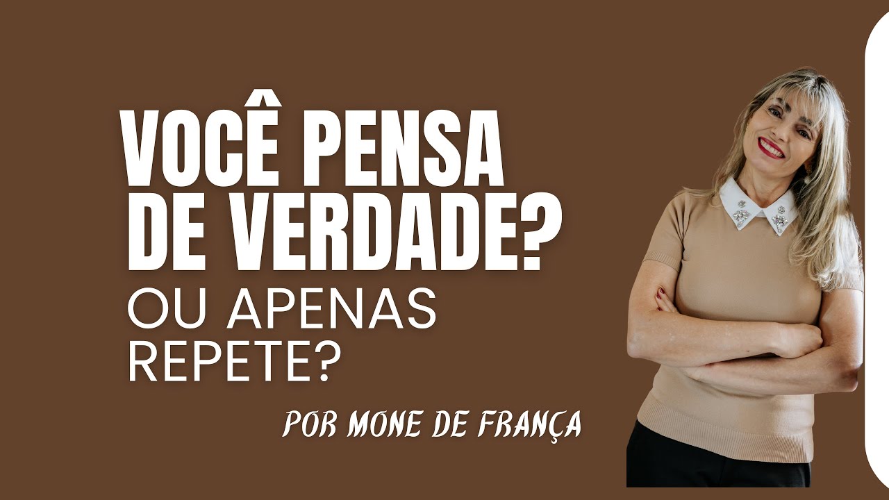 A MAIORIA DAS PESSOAS NÃO PENSA. VOCÊ É UMA DELAS? (Do livro: A Arte de Pensar, de Ernest Dimnet)