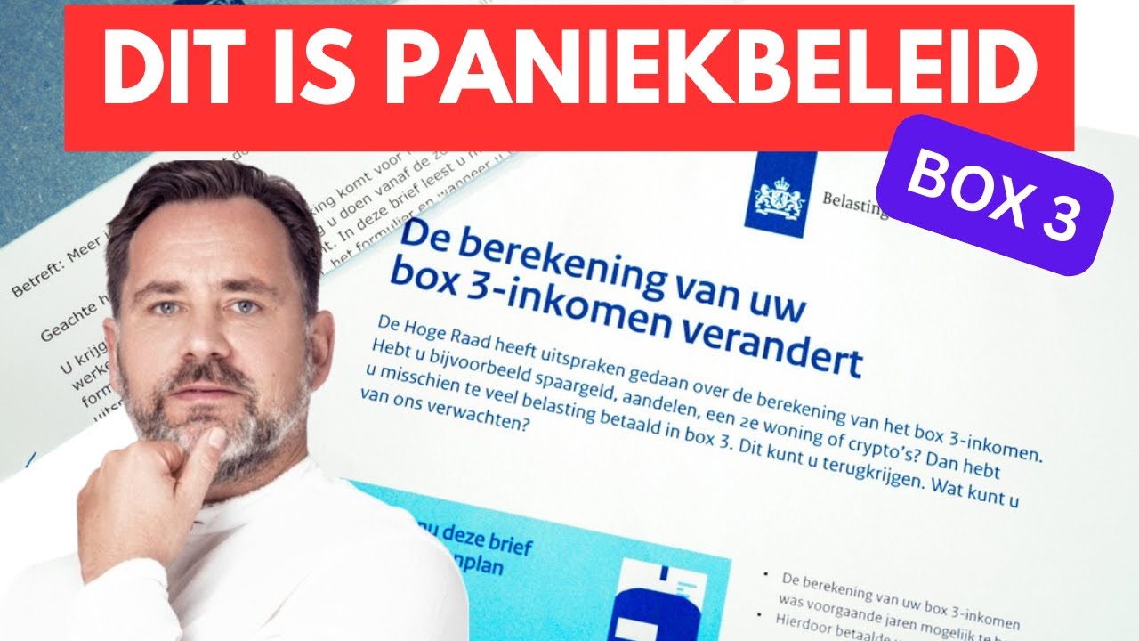 Box 3 vanaf 2028: dit is g&eacute;&eacute;n hervorming, dit is PANIEKBELEID