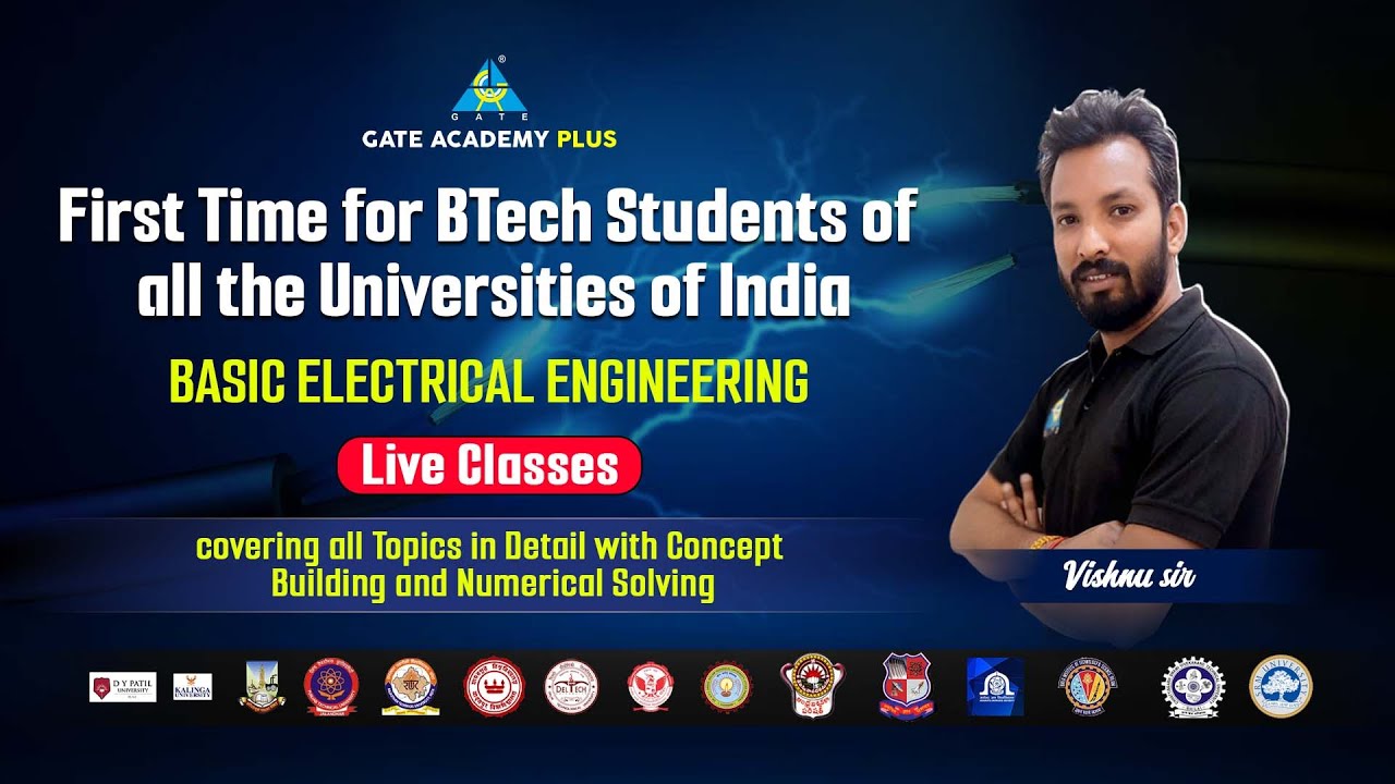 #01 Basic Electrical Engg.| 1st Time for B.Tech Students of all the Universities in INDIA