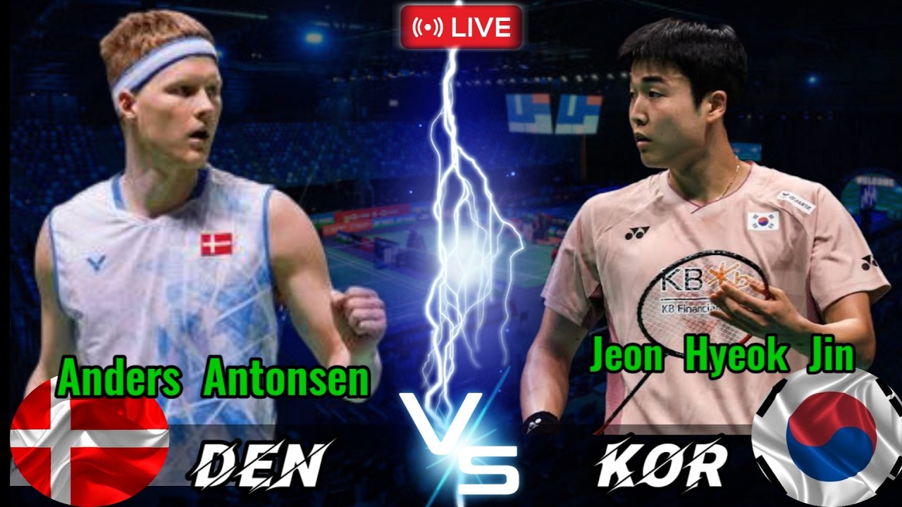 Impossible 🔥 Андерс Антонсен (DEN) vs (KOR) Чон Хёк Джин Бадминтон, мужчины, одиночный разряд