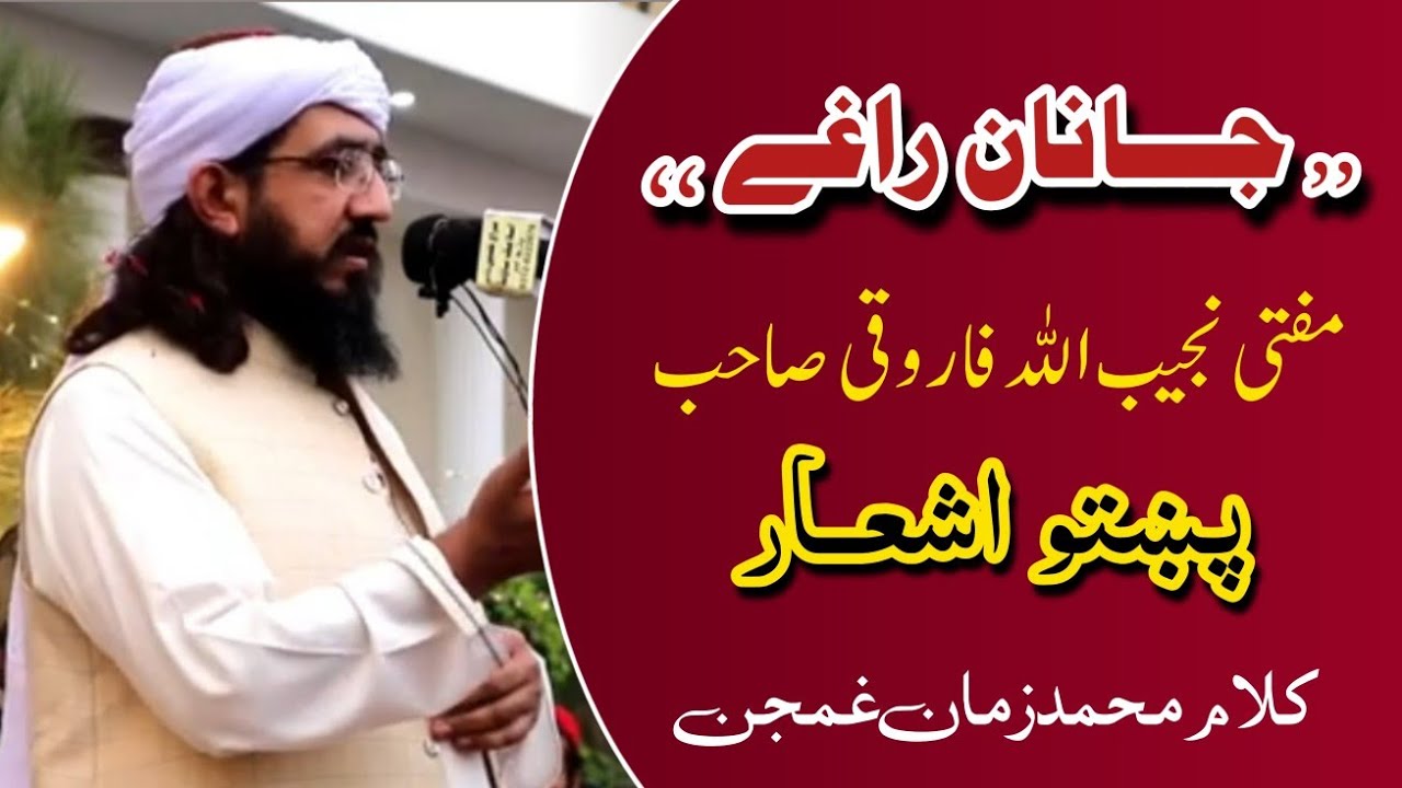 مفتی نجیب اللہ فاروقی صاحب اشعار |کلام محمد زمان غمجن Mufti Najeeb Ullah | Mohmand Nashriat |