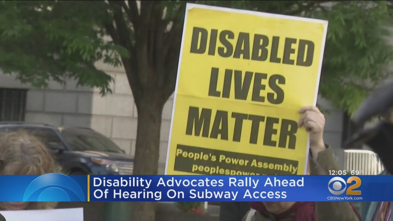 Disability Advocates Rally Ahead Of Court Hearing On Subway Access Lawsuit