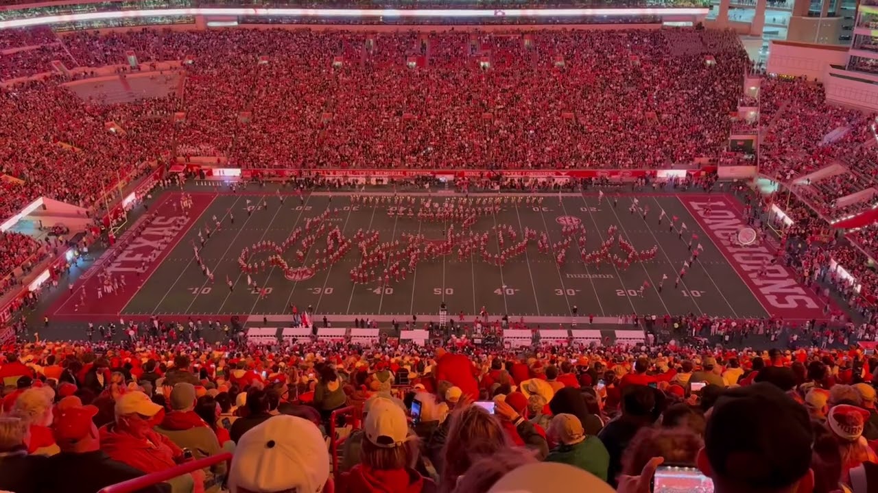 Texas Longhorns vs A&M. Nov 28 2025. Longhorn band. 