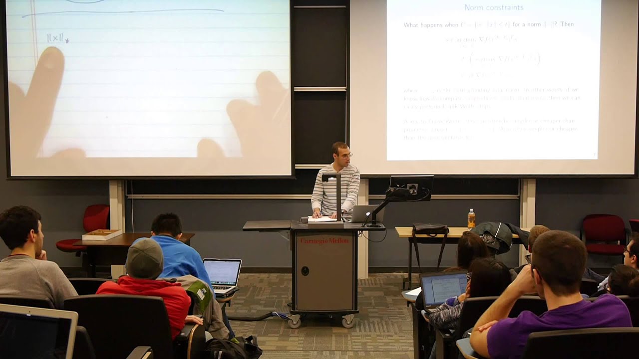 Lecture 24 (part 1): Conditional gradient method