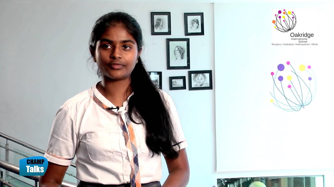 Oakridge Student Speaks - IBDP Top Performer