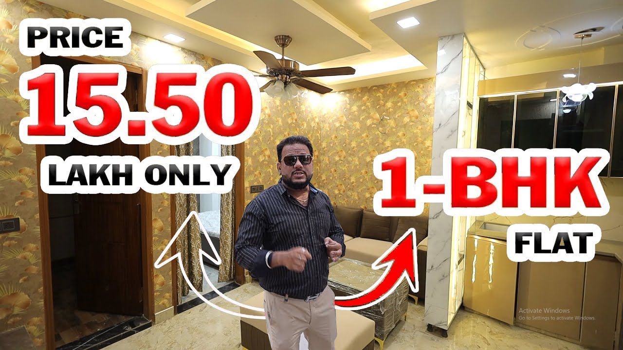 luxurious 1-bhk flat in delhi | pay only @15.50 lakh rupees & near by all facilities |