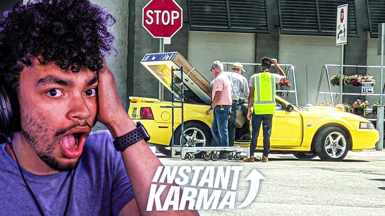 Reacting to Instant Karma but it's IDIOTS IN CARS!!!