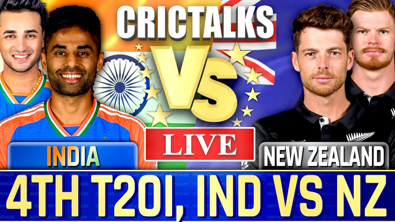 🔴 India vs New Zealand, 4th T20I, Live Cricket Live Match Today Scores Commentary Last 9 Overs