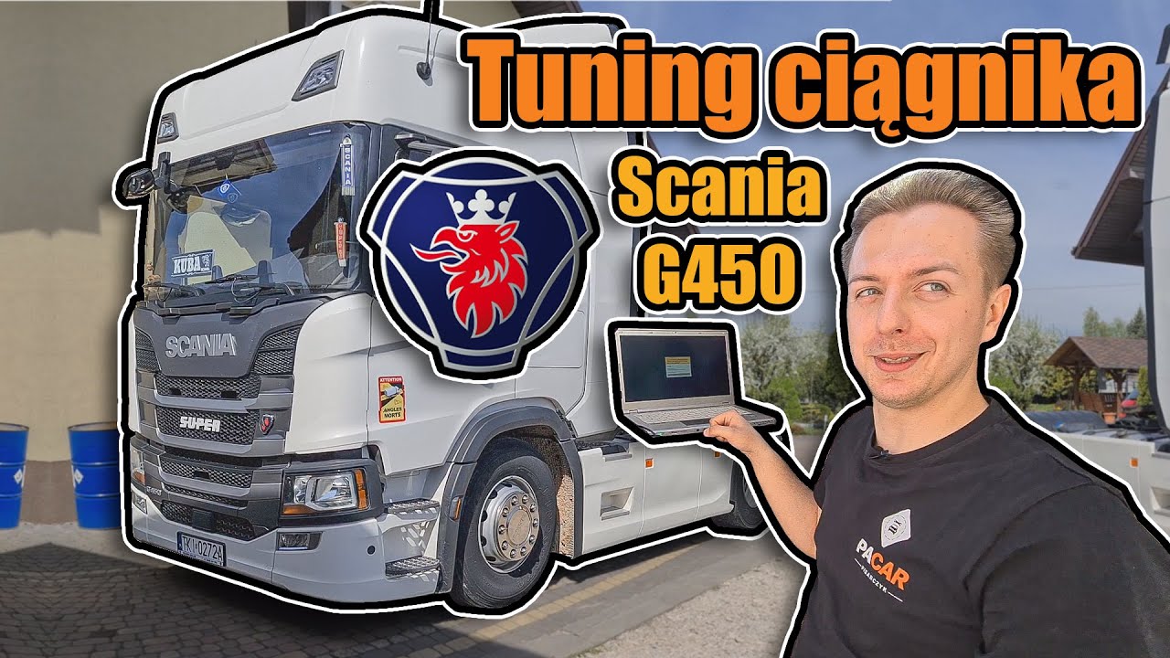 Pacar Tuning - Scania G450 chiptuning ciągnika siodłowego!