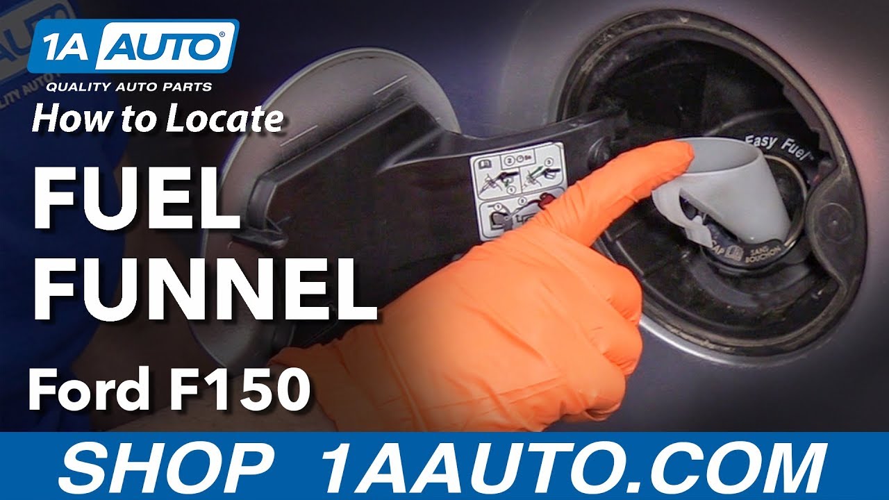 How to Locate Gas Funnel 09-14 Ford F-150