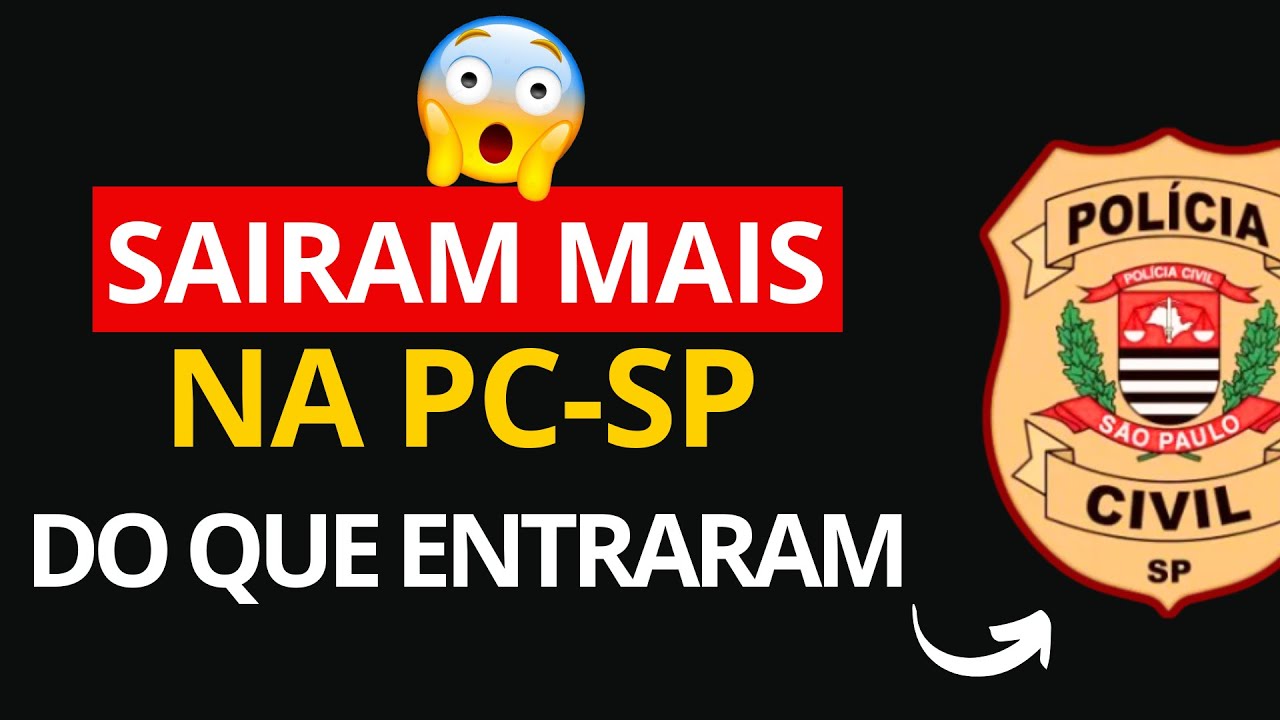 POL&Iacute;CIA CIVIL DE SP - BAIXA HIST&Oacute;RICA NO EFETIVO