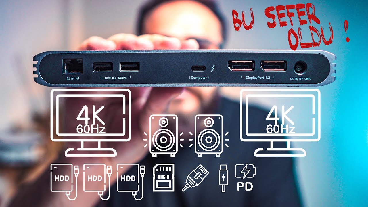 Type-C Hub Sorununa Noktayı Koydum! CalDigit Usb-C Pro Dock İnceleme
